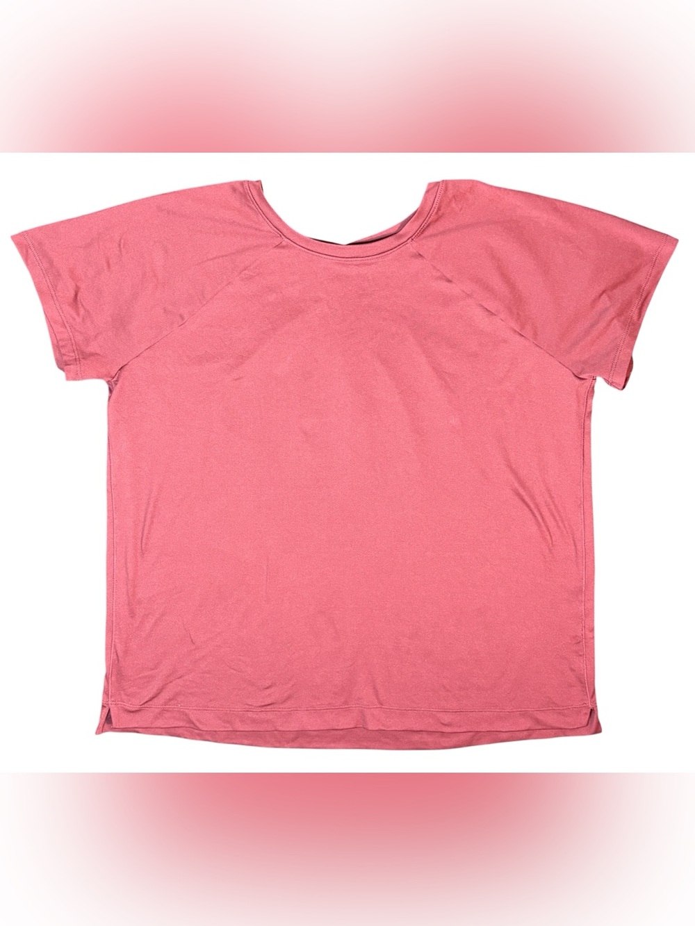 prAna Mauve Short Sleeve Yoga Top Large